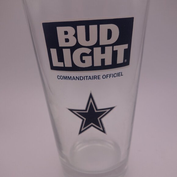 NFL Dallas Cowboys Commanditaire Officiel Beer Glass - Picture 5 of 8